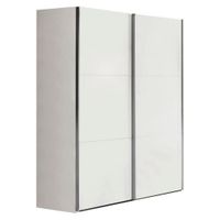 Xora SKRIŇA S POS. DVER. – HOR.VED, biela, 150,8/222,6/63,3 cm