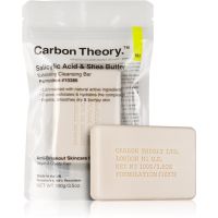 Carbon Theory Salicylic Acid & Shea Butter ніжне очищуюче мило з ефектом пілінгу 100 гр