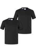 Girls' Stretch T-shirt Jersey 2-pack black+black