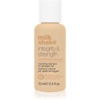 milk_shake® Integrity & Strength Nourishing Shampoo hranilni šampon za poškodovane lase 70 ml