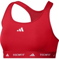 adidas TECHFIT MEDIUM-SUPPORT BRA Дамски сутиен, червено, размер
