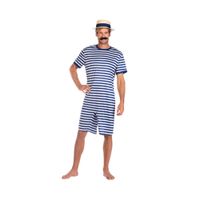 Kostým Plavec retro modrý veľ. S ALBI