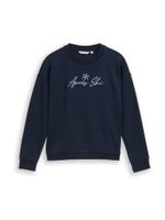 TOM TAILOR Sweater majica  svijetloplava / tamno plava
