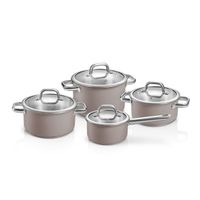 Sada nádobí DELIGHT Taupe, 8 dílů
