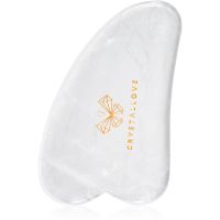 Crystallove Clear Quartz Gua Sha масажний інструмент 1 кс