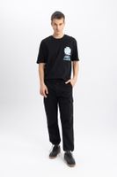 DEFACTO Parachute Pants Relax Fit Cargo Pocket Straight Leg