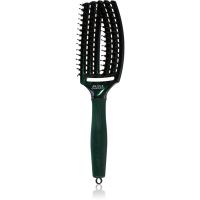 Olivia Garden Fingerbrush Midnight Desert ravna četka odstín Emerald 27 cm