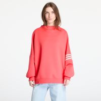 Bluza adidas Neuclassics Oversized Mock Neck Sweatshirt Real Coral/ Cream White M