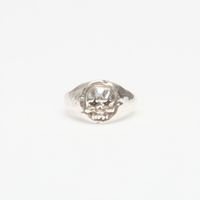 Δαχτυλίδι TwoJeys Skull Signet Ring Silver 56 mm