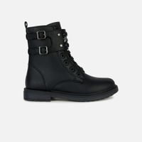 Black Girls Ankle Boots Geox Eclair - Girls