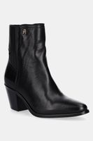 Kožené topánky chelsea Tommy Hilfiger WESTERN MID HEEL LEATHER CHELSEA