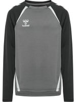 Hummel Sportska sweater majica 'Lead 2.0'  siva / tamo siva / bijela