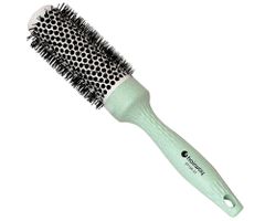 Okrúhla kefa s nylonovými štetinami Hairway Organica - zelená, 33 mm (07156-23) + darček zadarmo