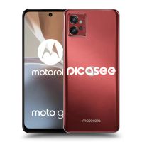 Silikónový prehľadný obal pre Motorola Moto G32 - Picasee - new logo - white