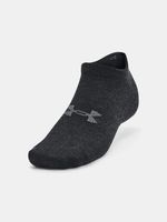 Under Armour UA Essential No Show Socken 3 Paar Schwarz