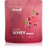 brandl Clear Whey Isolate Molkenprotein ohne Zucker Geschmack Cherry Splash 800 g