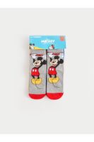 LC Waikiki Lcw Mickey Mouse Patterned Boys Ankle Socks 5-Pack