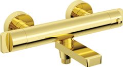 Bateria wannowa ścienna termostatyczna Deante Therm złoty połysk BCH_Z1BT