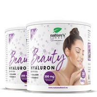 Nature's Finest Beauty Hyaluron | kolagēna peptīdi + hialuronskābe ādas mitrināšanai | hialuronskābes dzēriens ādai | C vitamīns kolagēna veidošanai |