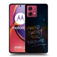 Silikónový prehľadný obal pre Motorola Moto G84 5G - Neon Nights