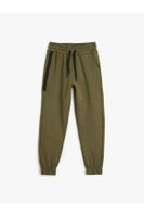 Koton Jogger Sweatpants Pocket Tie Waist Raised Cotton