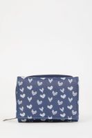 DEFACTO Women's Heart Patterned Faux Leather Wallet