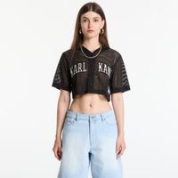 T-shirt Karl Kani Mesh Cropped Baseball Shirt Black L