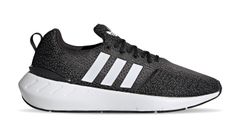 adidas Swift Run 22 - Pánske - Tenisky adidas Originals - Čierne - GZ3496 - Veľkosť: 37 1/3