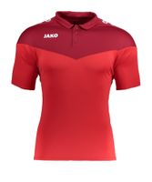 JAKO Tehnička sportska majica 'Champ 2.0'  svijetlocrvena / tamno crvena / bijela