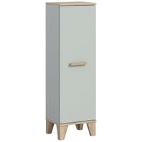 MID.YOU STREDNE VYSOKÁ SKRINKA, farba duba, svetlozelená, 34/116/31 cm