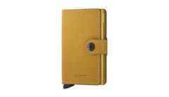 Secrid Miniwallet Crisple Ochre Unisex - Peňaženka Secrid - Žltá - MC-Ochre-One-size - Size: One size