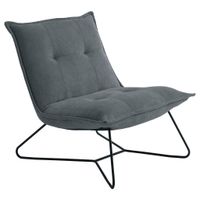 MID.YOU KŘESLO, kov, textil, antracitová