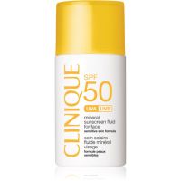 Clinique Sun SPF 50 Mineral Sunscreen Fluid For Face minerálny opaľovací fluid na tvár SPF 50 30 ml