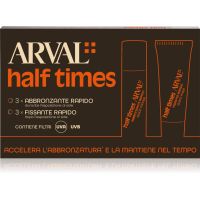 Arval Half Times Fast Tanning Bottle + Tube Set schützendes Öl für schnellere Bräune