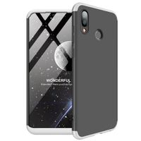 360° zaščitni ovitek za Honor Play črne barve (srebrne)