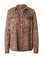 VERO MODA Bluza 'VMBUMPY'  smeđa / svijetlosmeđa / tamno smeđa