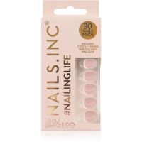 Nails Inc. #NailingLife Press-On Nails künstliche Fingernägel Farbton Classic Kim Classic French Tip Square-Shaped 33 St.