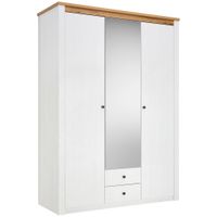 Landscape SKRIŇA SO ZRKADLOM, biela, farba duba, 155/216,5/60 cm