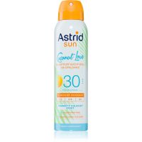 Astrid Sun Coconut Love nevidno pršilo za sončenje SPF 30 z visoko UV zaščito 150 ml