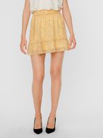 AWARE by VERO MODA Yellow patterned skirt VERO MODA Lucia - Ladies