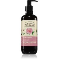 Green Pharmacy Damask Rose & Shea Butter Body Lotion hranilni losjon za telo 400 ml