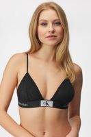 Grudnjak Calvin Klein Animal Lace Triangle Bralette