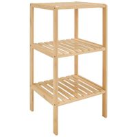 Carryhome REGÁL, prírodná farba, bambus, 34/80/33 cm