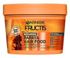 Regeneračná maska pre poškodené vlasy Garnier Fructis Papaya Hair Food 3 Usages Mask - 400 ml + darček zadarmo
