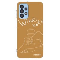 Silikónový prehľadný obal pre Samsung Galaxy A23 A235F 4G - Wine not