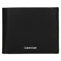 Férfi bőr pénztárca Calvin Klein Velnok - fekete