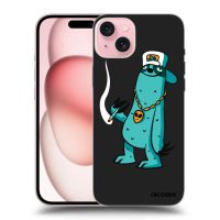 Silikónový čierny obal pre Apple iPhone 15 - Earth - Je mi fajn