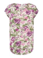 ONLY Bluza 'ONLVic'  boja pijeska / sivkasto zelena / orhideja bijela / tamno ljubičasta
