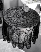 obrus KILLSTAR - Asra Lace - Black