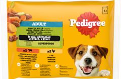 PEDIGREE Kapsička s Kuracím a hovädzím so zelen. v šťave 4pack